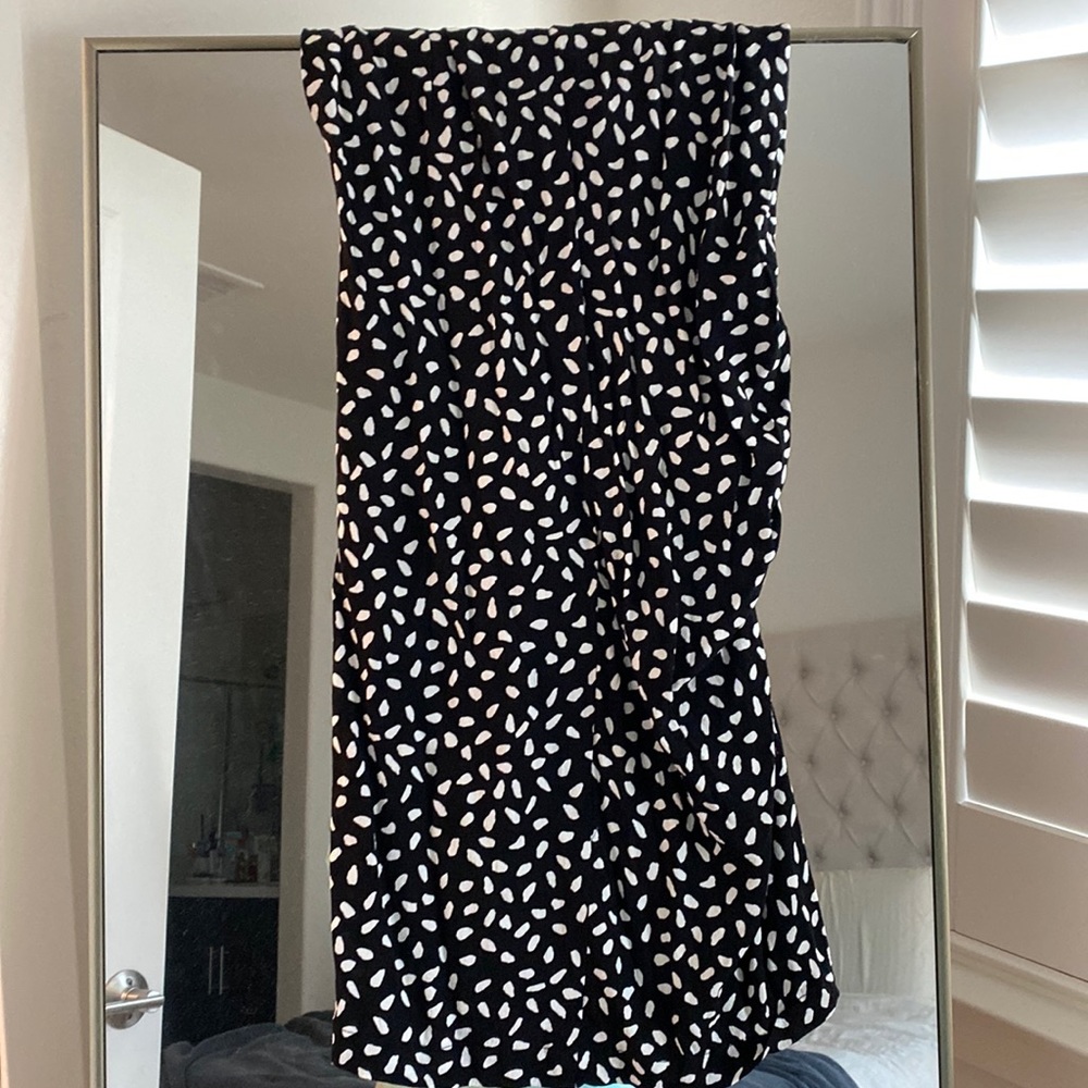 Black & White Dotted Skirt